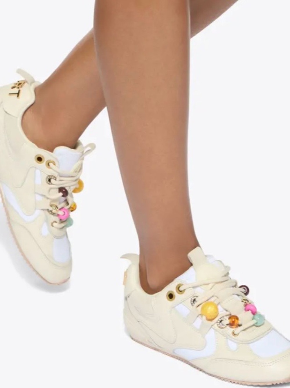 New in Box KURT BEAD SLIM RUNNER SNEAKER KURT GEIGER LONDON size 7.5 reg $258 - Picture 5 of 11